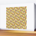  Bold Vintage Checks Pattern - Small XIX Wall Mural Gallery Image 2