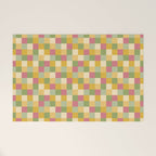  Bold Vintage Checks Pattern - Small XIX Welcome Mat Gallery Image 1