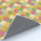  Bold Vintage Checks Pattern - Small XIX Rug Gallery Image 4