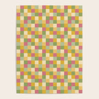  Bold Vintage Checks Pattern - Small XIX Poster Gallery Image 4