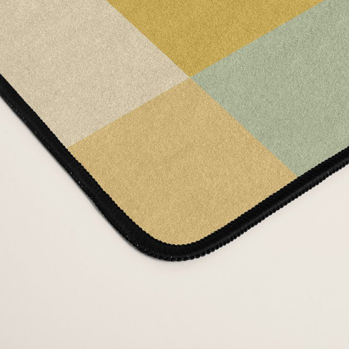  Bold Vintage Checks Pattern - Small XIX Desk Mat Gallery Image 4