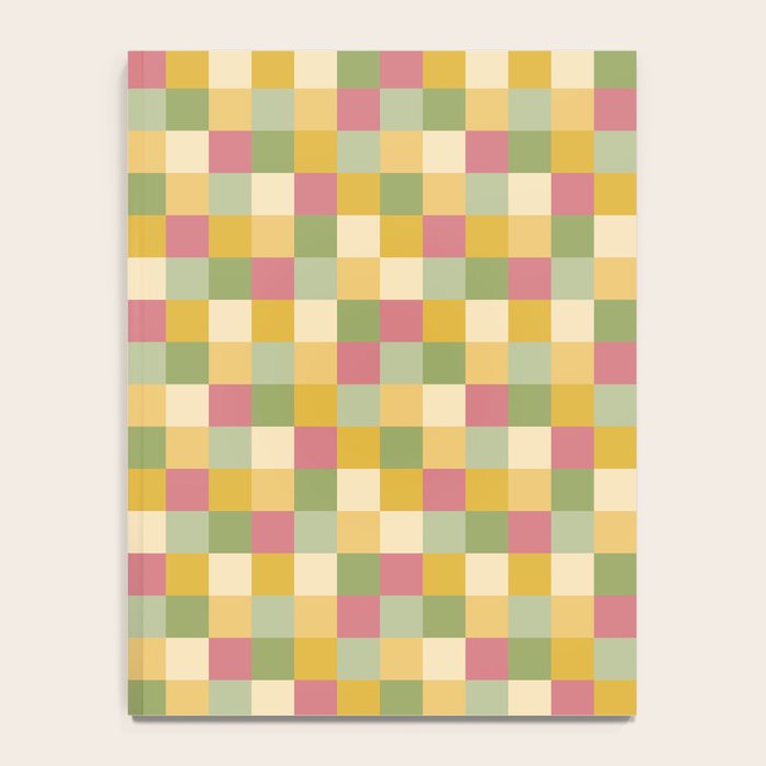  Bold Vintage Checks Pattern - Small XIX Notebook Gallery Image 4