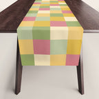  Bold Vintage Checks Pattern - Small XIX Table Runner Gallery Image 1