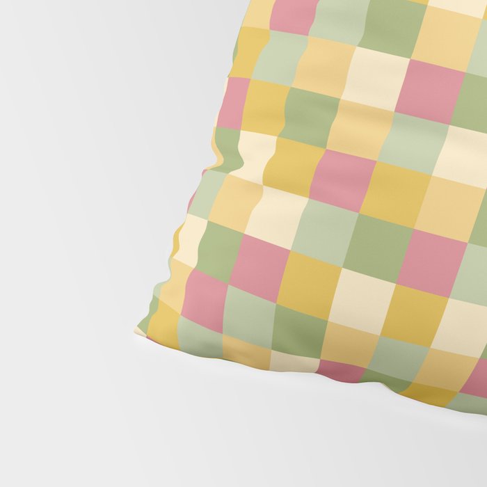  Bold Vintage Checks Pattern - Small XIX Pillow Sham Gallery Image 4