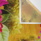 Vintage & Shabby Chic - Sunny Magenta Spring Roses Botanical Flower Garden Wall Tapestry Gallery Image 3