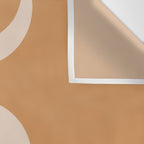 Moon Shapes Minimalism - Desert Sand Wall Tapestry Gallery Image 3