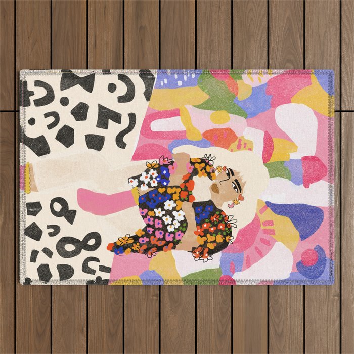World Full Of Colors Outdoor Rug Gallery Image 1
