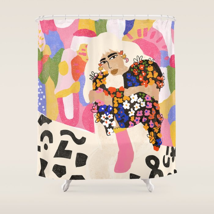 World Full Of Colors Shower Curtain Gallery Image 1