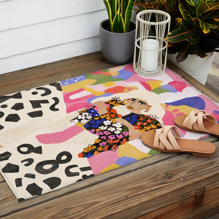 World Full Of Colors Outdoor Rug Gallery Image 2