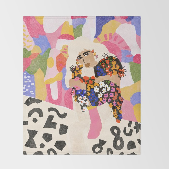 World Full Of Colors Throw Blanket Gallery Image 2