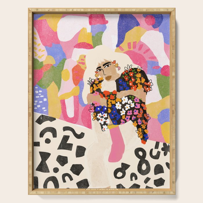 World Full Of Colors Serving Tray Gallery Image 1