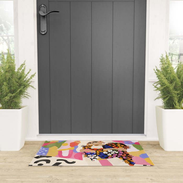 World Full Of Colors Welcome Mat Gallery Image 3
