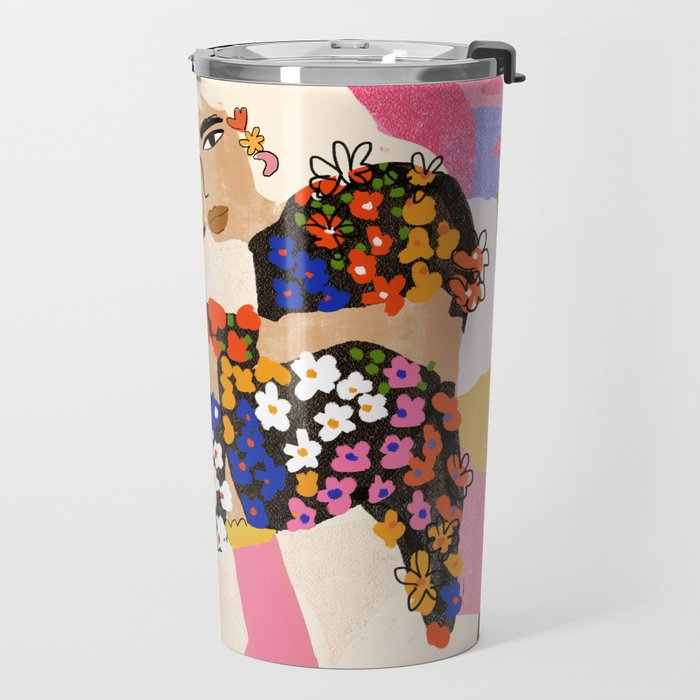 World Full Of Colors Travel Mug Gallery Image 2