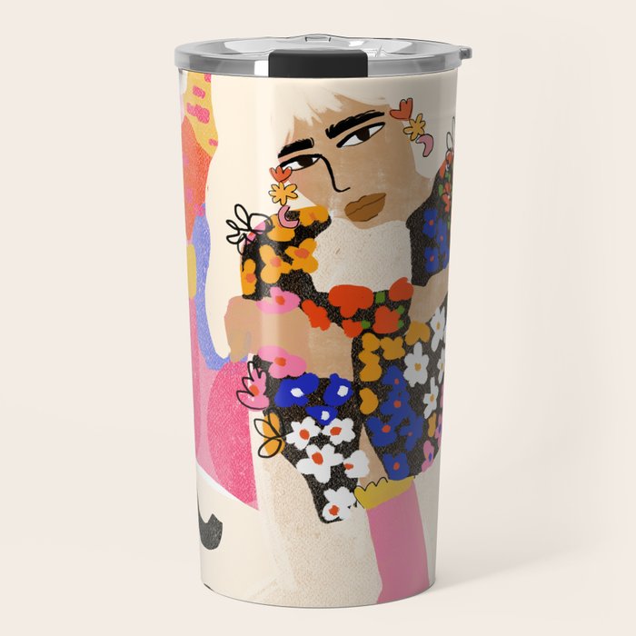 World Full Of Colors Travel Mug Gallery Image 1