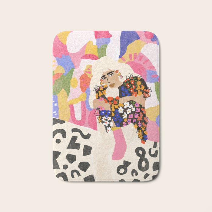 World Full Of Colors Bath Mat Gallery Image 1