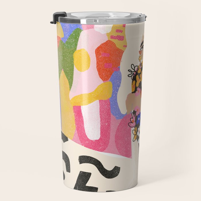 World Full Of Colors Travel Mug Gallery Image 3