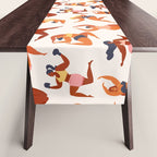 Body Positive. Women in summer swimsuits Table Runner Gallery Image 1