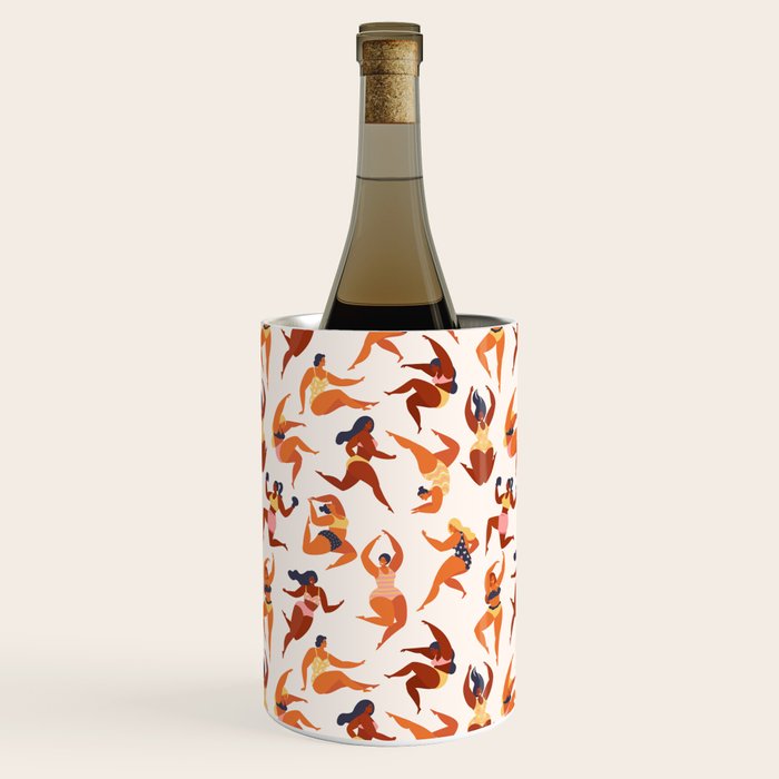 Body Positive. Women in summer swimsuits Wine Chiller Gallery Image 2