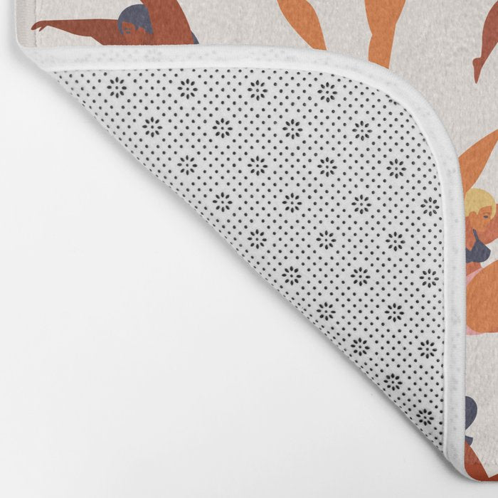 Body Positive. Women in summer swimsuits Bath Mat Gallery Image 2