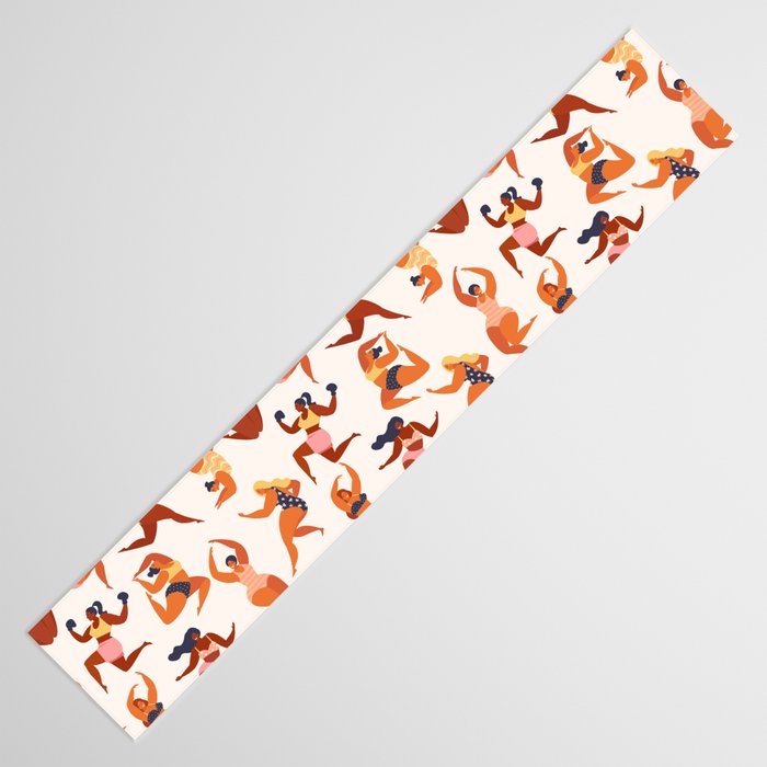 Body Positive. Women in summer swimsuits Table Runner Gallery Image 3