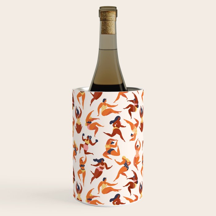 Body Positive. Women in summer swimsuits Wine Chiller Gallery Image 1