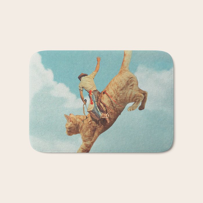Meehaw - Rodeo Cat Bronc Bath Mat Gallery Image 1