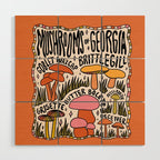 Mushrooms of Georgia Wood Wall Art Gallery Image 1