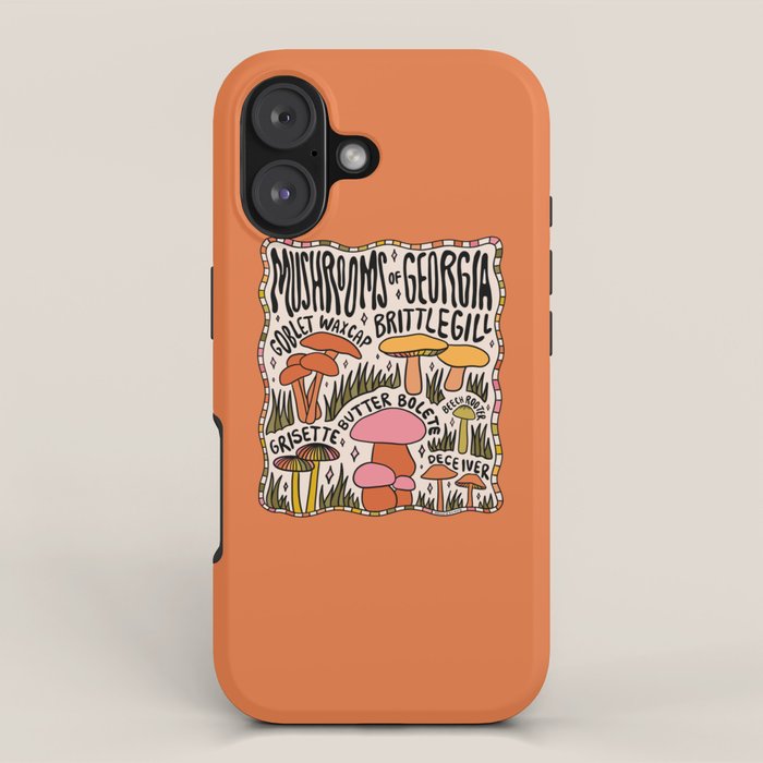 Mushrooms of Georgia iPhone Case Gallery Image 1