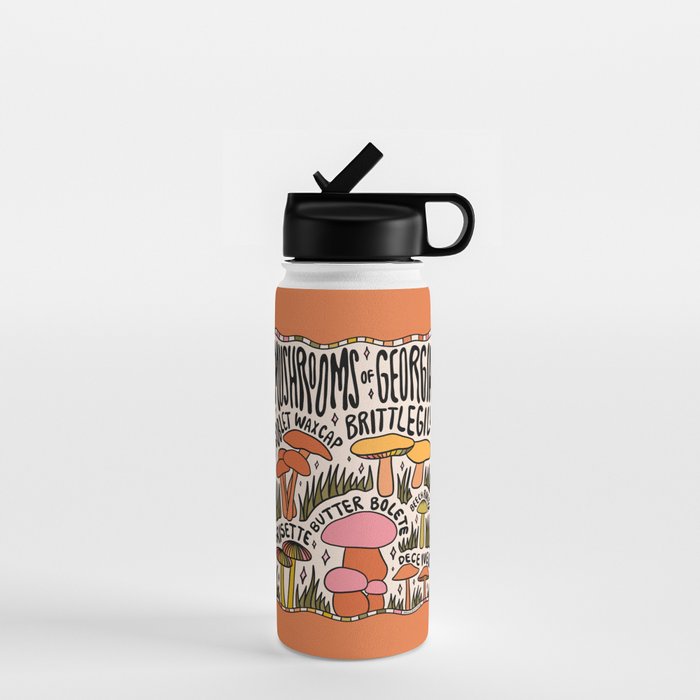 Mushrooms of Georgia Water Bottle Gallery Image 1