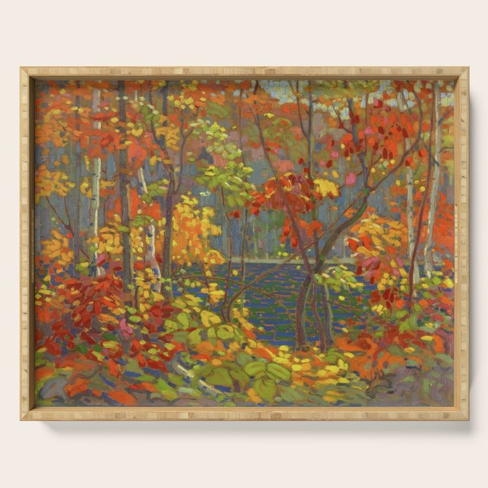 Tom Thomson The Pool 1915-1916 Canadian Landscape Artist Serving Tray Gallery Image 1