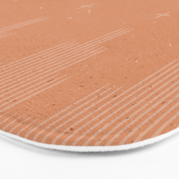 Southwestern Minimalist Terra Cotta  Bath Mat Gallery Image 3