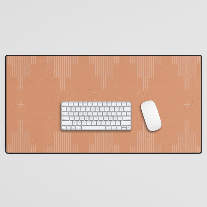Southwestern Minimalist Terra Cotta  Desk Mat Gallery Image 1