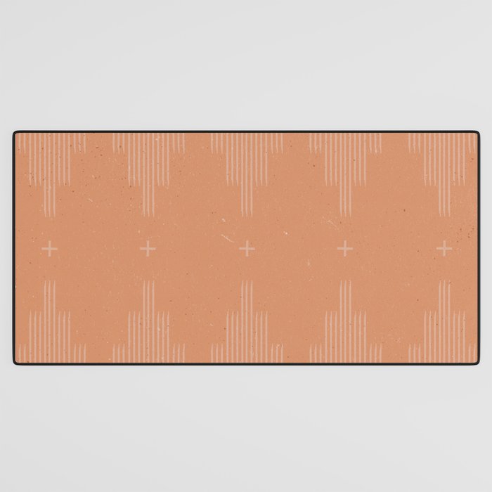 Southwestern Minimalist Terra Cotta  Desk Mat Gallery Image 3