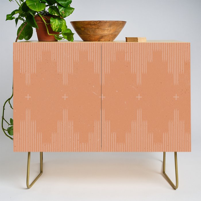 Southwestern Minimalist Terra Cotta  Credenza Gallery Image 1