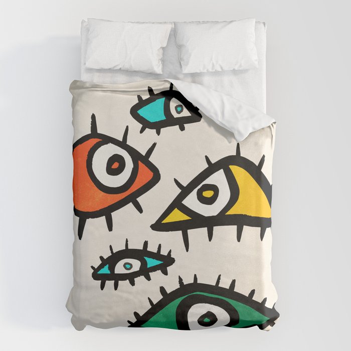 The Eyes Duvet Cover Gallery Image 6