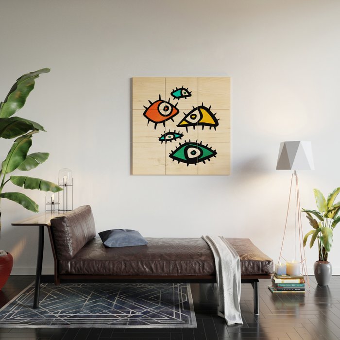 The Eyes Wood Wall Art Gallery Image 2