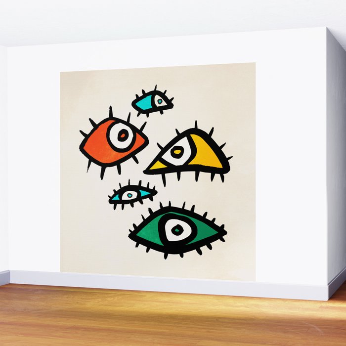 The Eyes Wall Mural Gallery Image 2
