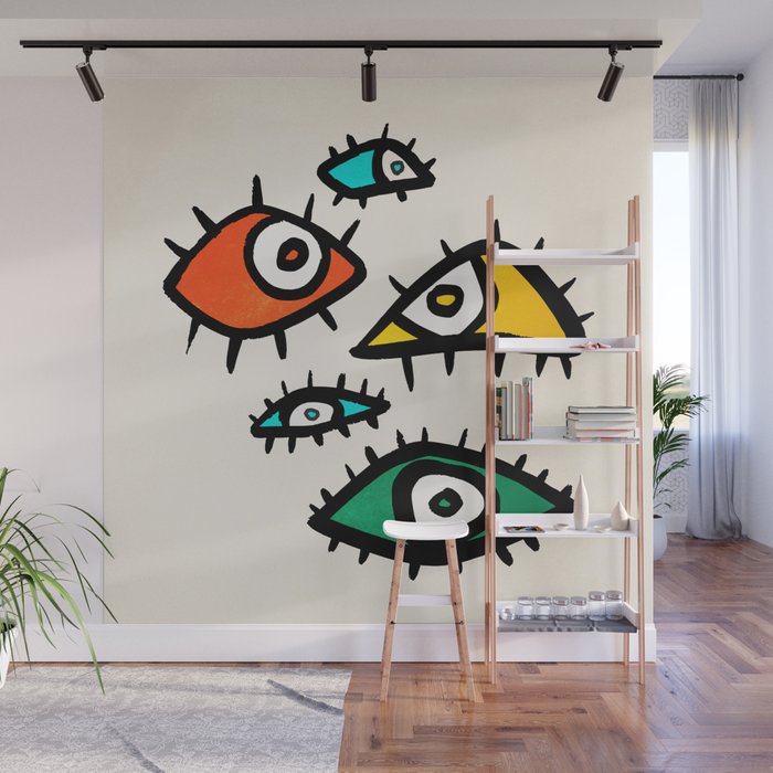 The Eyes Wall Mural Gallery Image 1