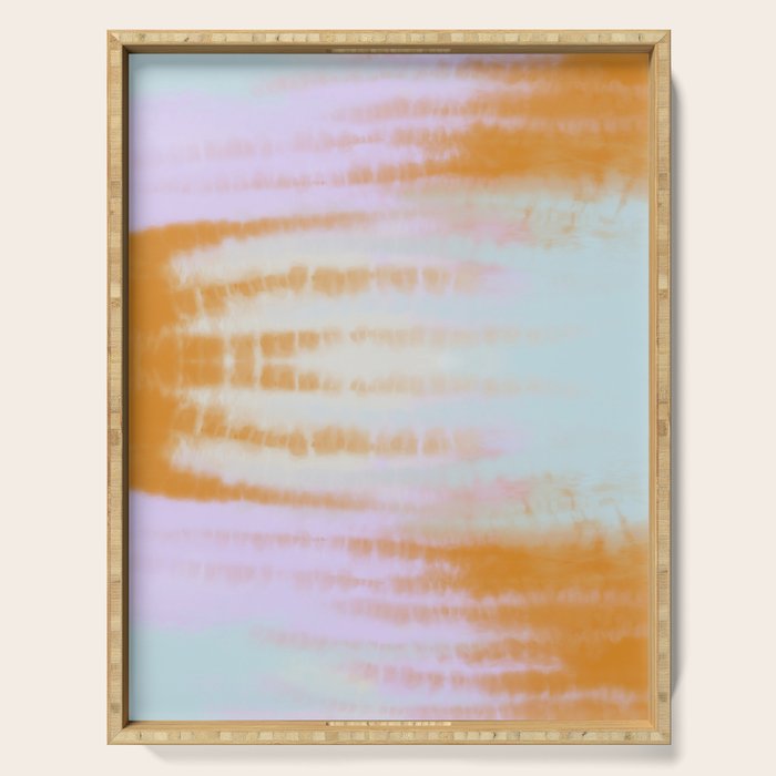 Pastel colors tie dye 71 Serving Tray Gallery Image 1