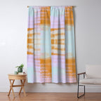Pastel colors tie dye 71 Window Curtain Gallery Image 5