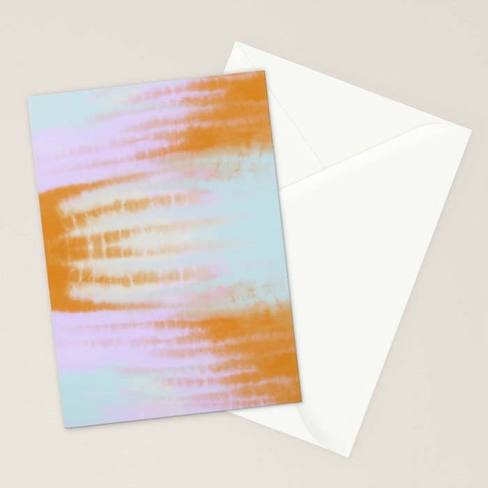 Pastel colors tie dye 71 Stationery Card Gallery Image 2