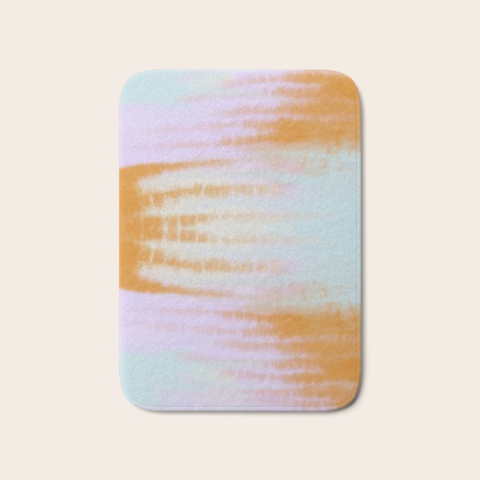 Pastel colors tie dye 71 Bath Mat Gallery Image 1
