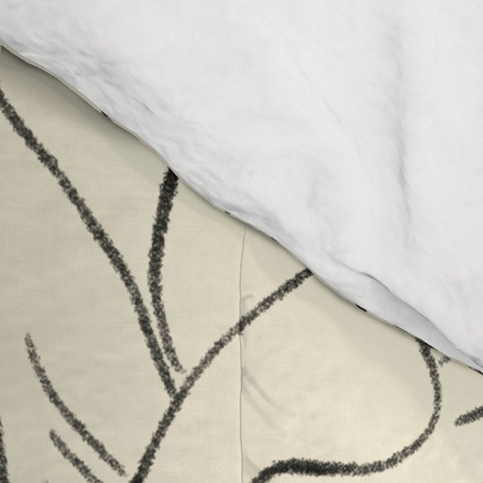 Minimalist Garden flowers Comforter Gallery Image 4