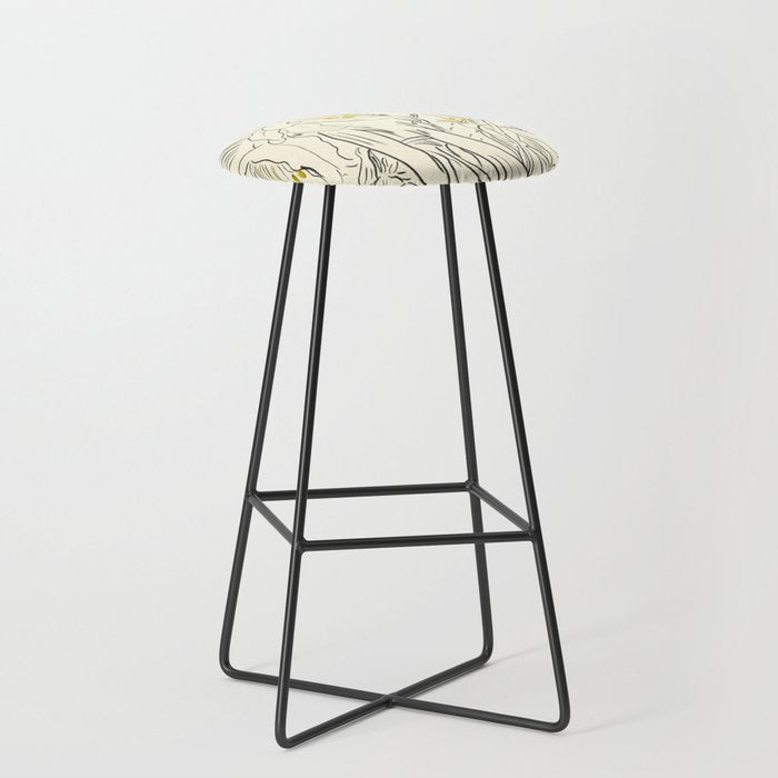 Minimalist Garden flowers Stool Gallery Image 1