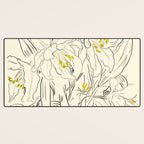 Minimalist Garden flowers Desk Mat Gallery Image 3