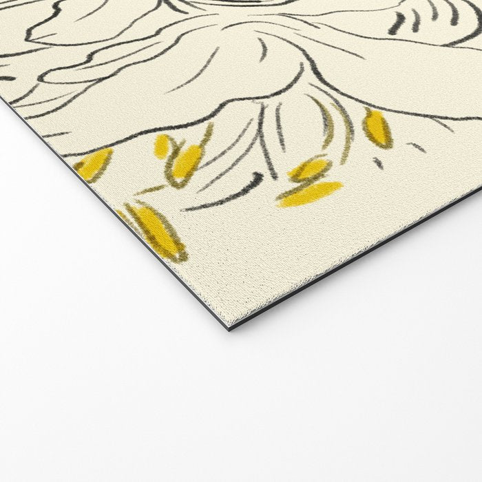 Minimalist Garden flowers Welcome Mat Gallery Image 2