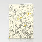 Minimalist Garden flowers Stationery Card Gallery Image 2