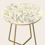 Minimalist Garden flowers Side Table Gallery Image 2