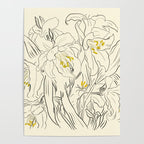 Minimalist Garden flowers Poster Gallery Image 4