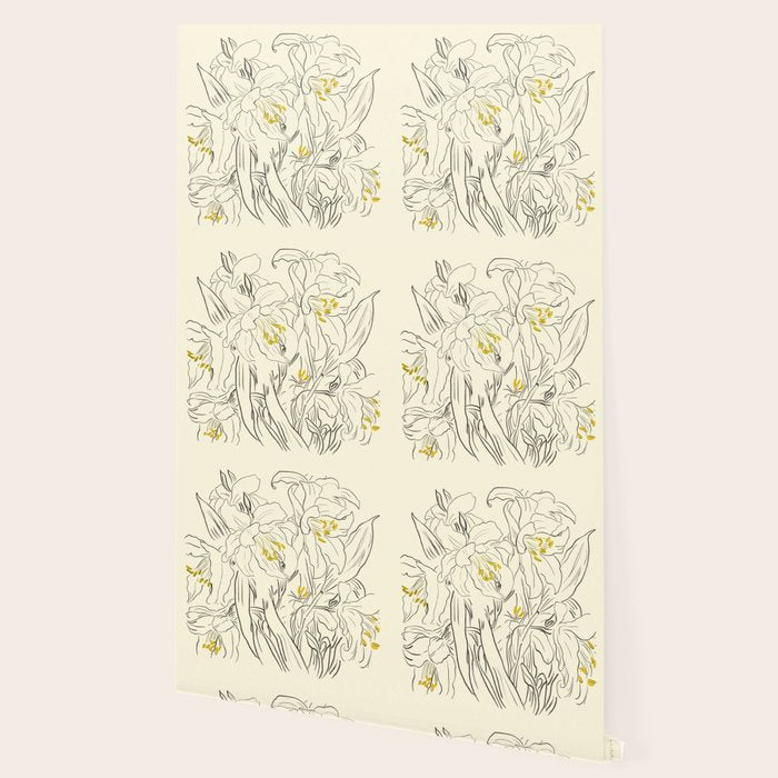 Minimalist Garden flowers Wallpaper Gallery Image 2